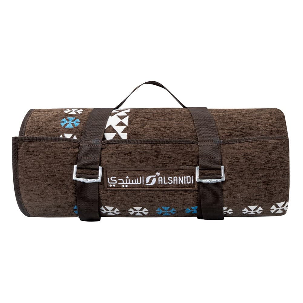 ALSANIDI, Ground seating mat for camping , Portable Camping and Hiking Floor Mat, Coffee Brown, Size 220*100 Cm