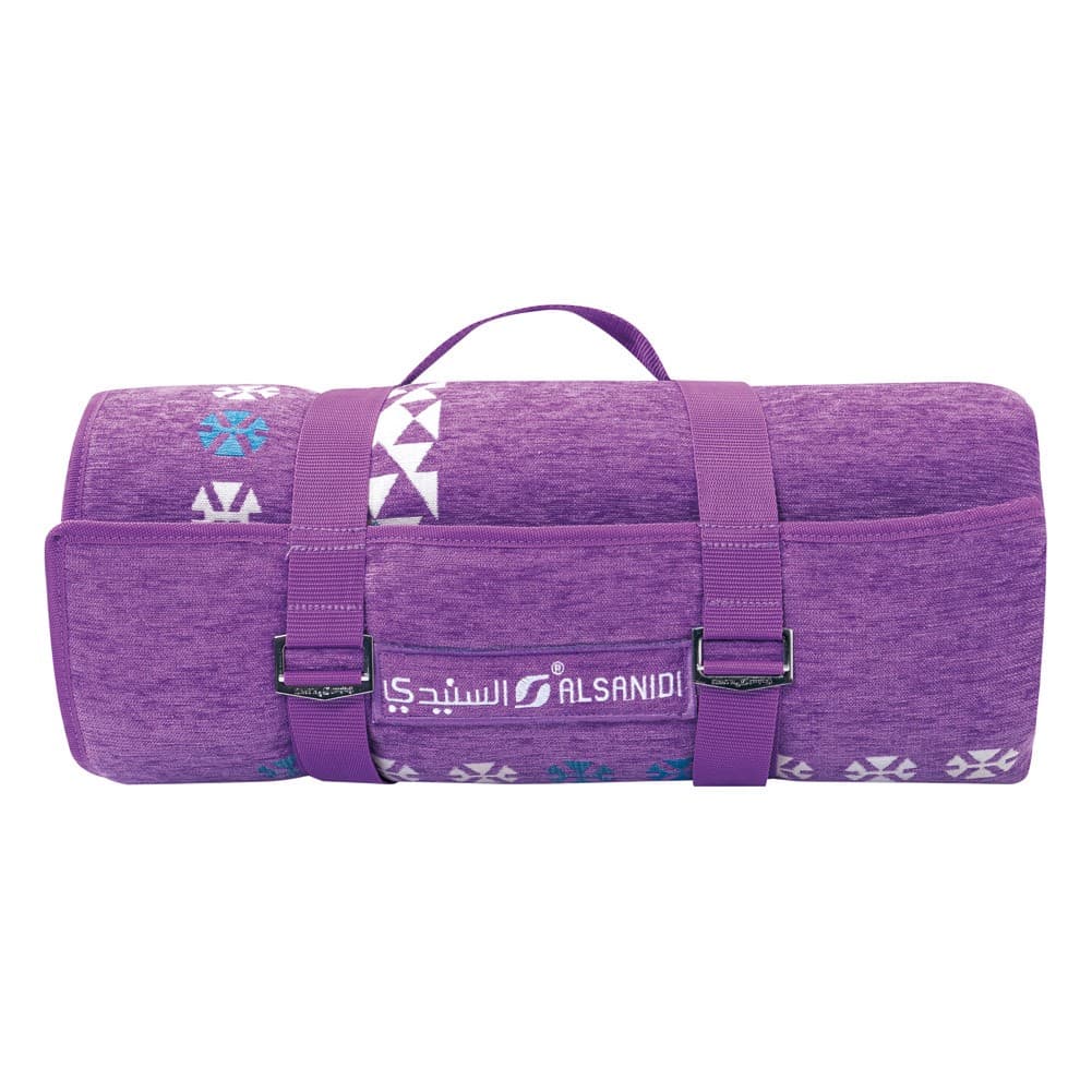 ALSANIDI, Ground seating mat for camping , Portable Camping and Hiking Floor Mat, Lilac, Size 220*100 Cm