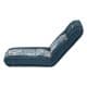 ALSANIDI, Camping Ground Chair, Camping Chair, Cadet Blue, Size 49.5*47*52 Cm