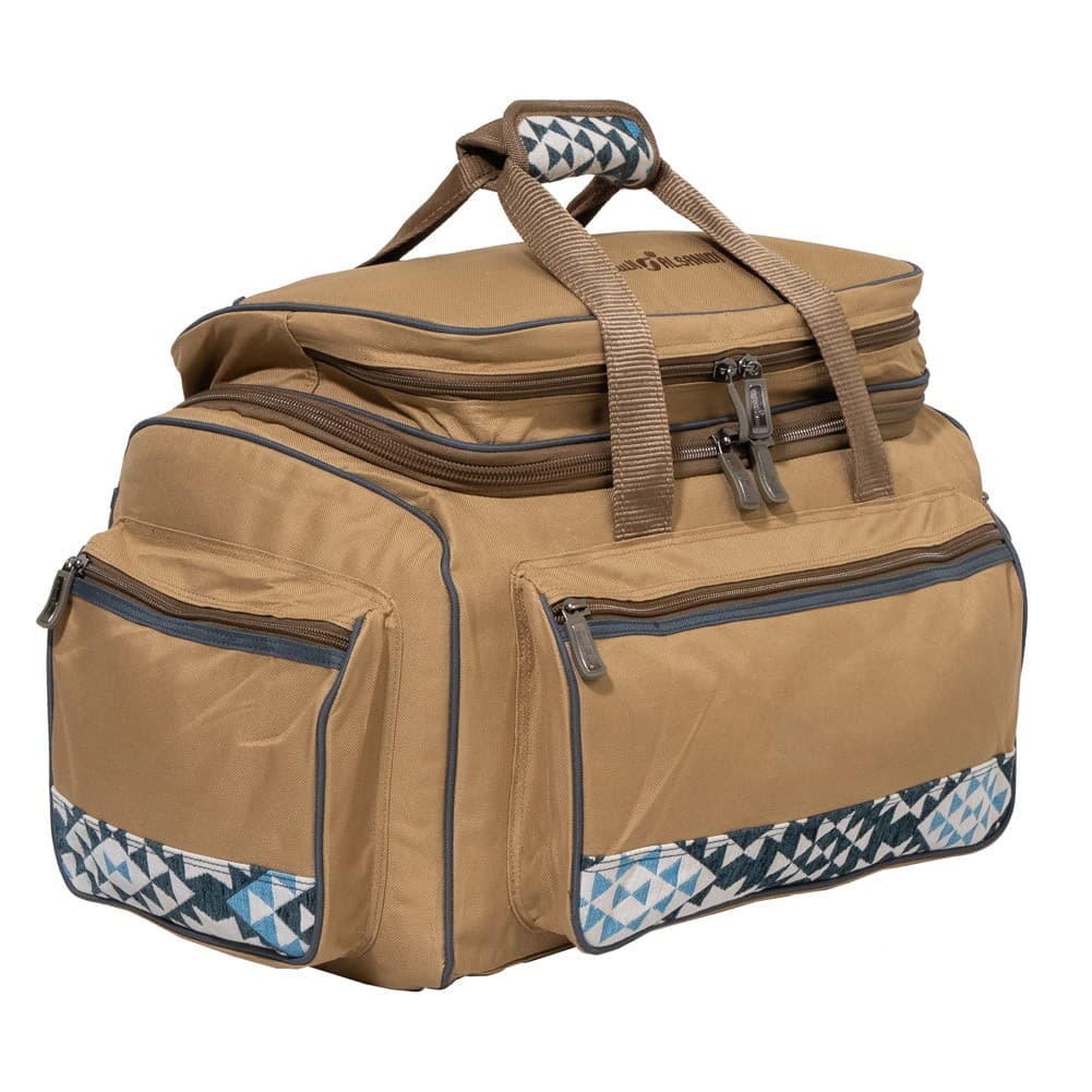 ALSANIDI, Al-Tanhat bag for trips, Camping bag, Kaki, Size 49.5*34.5*35Cm