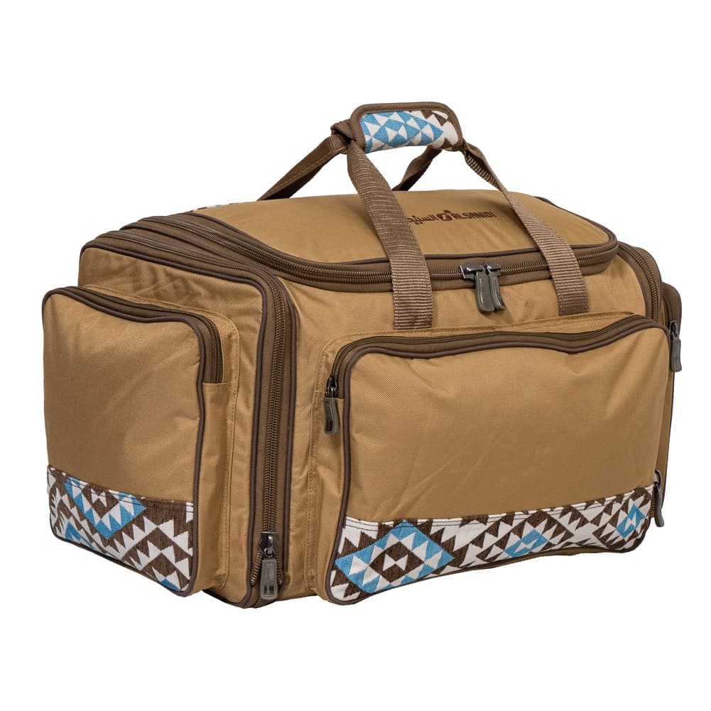 ALSANIDI, Al-Mostawa bag for trips, Camping bag, Kaki, Size 49*32*32 Cm