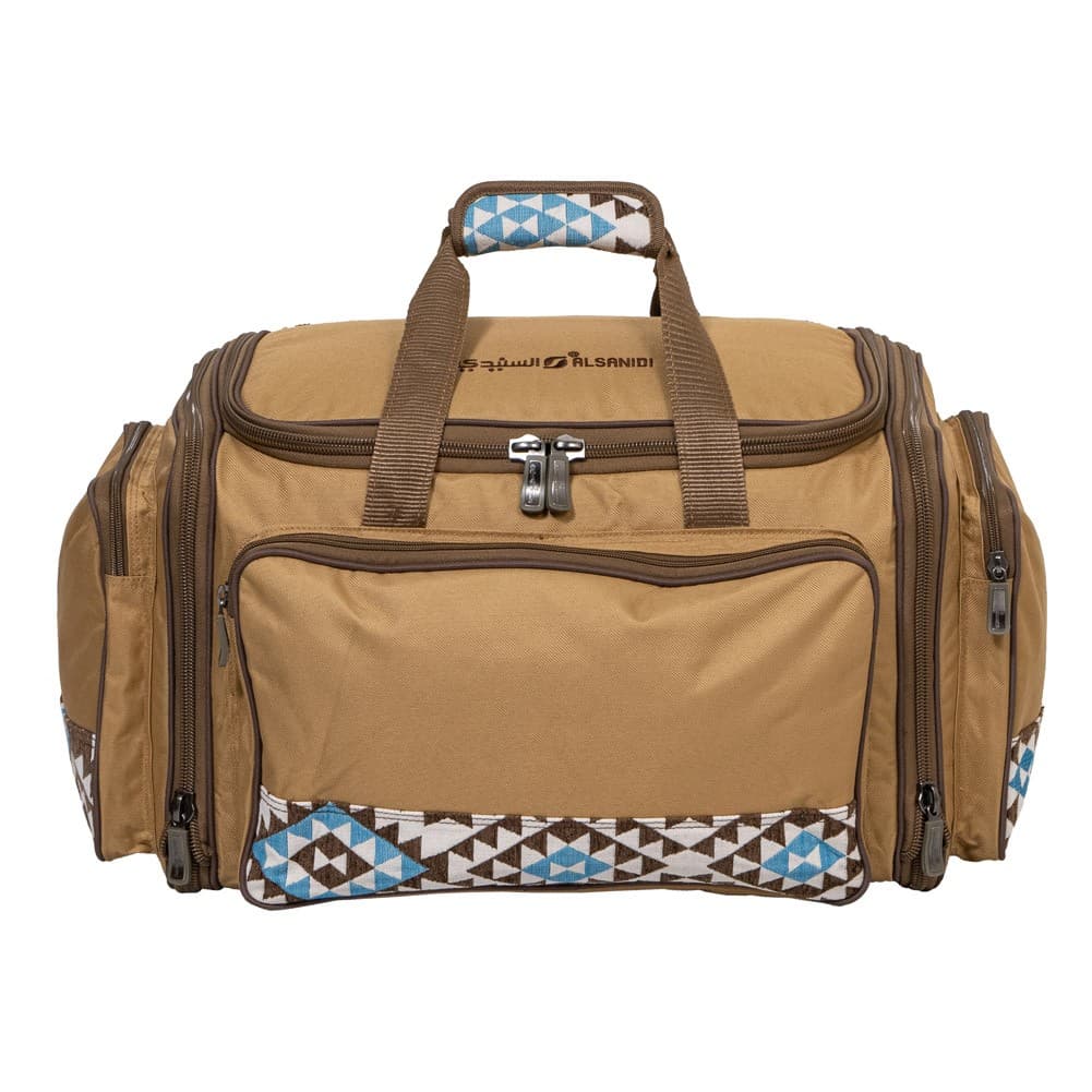 ALSANIDI, Al-Mostawa bag for trips, Camping bag, Kaki, Size 49*32*32 Cm