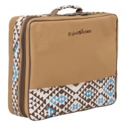 ALSANIDI, Al-Suman tea and coffee bag for trips, Camping bag, Kaki, Size 51*42*14.5Cm