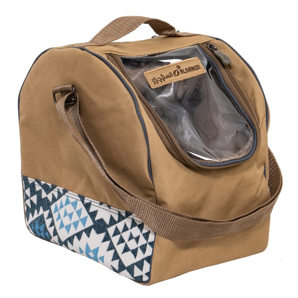 ALSANIDI, Emirates Thermos bag for Picnics and trips, Camping thermos bag, Kaki, Size 33.5*32*23Cm