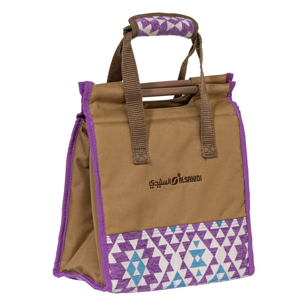 ALSANIDI, Insulated thermos bag for Picnics and trips, Camping thermos bag, Kaki, Size 38*34*21 Cm