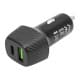 DPT, Car charger, Fast charger, Black, capacity 38 Watt