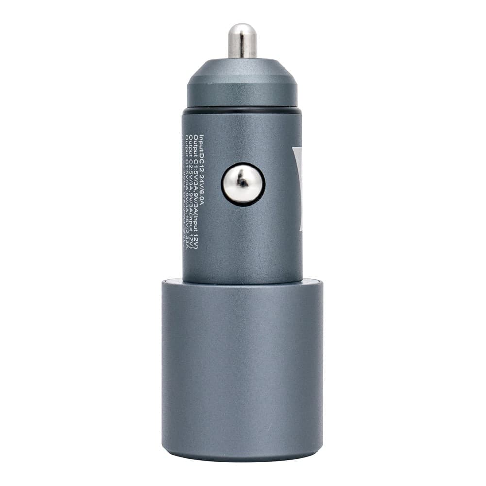 DPT, Car charger, Fast charger, Gray, capacity 40 Watt