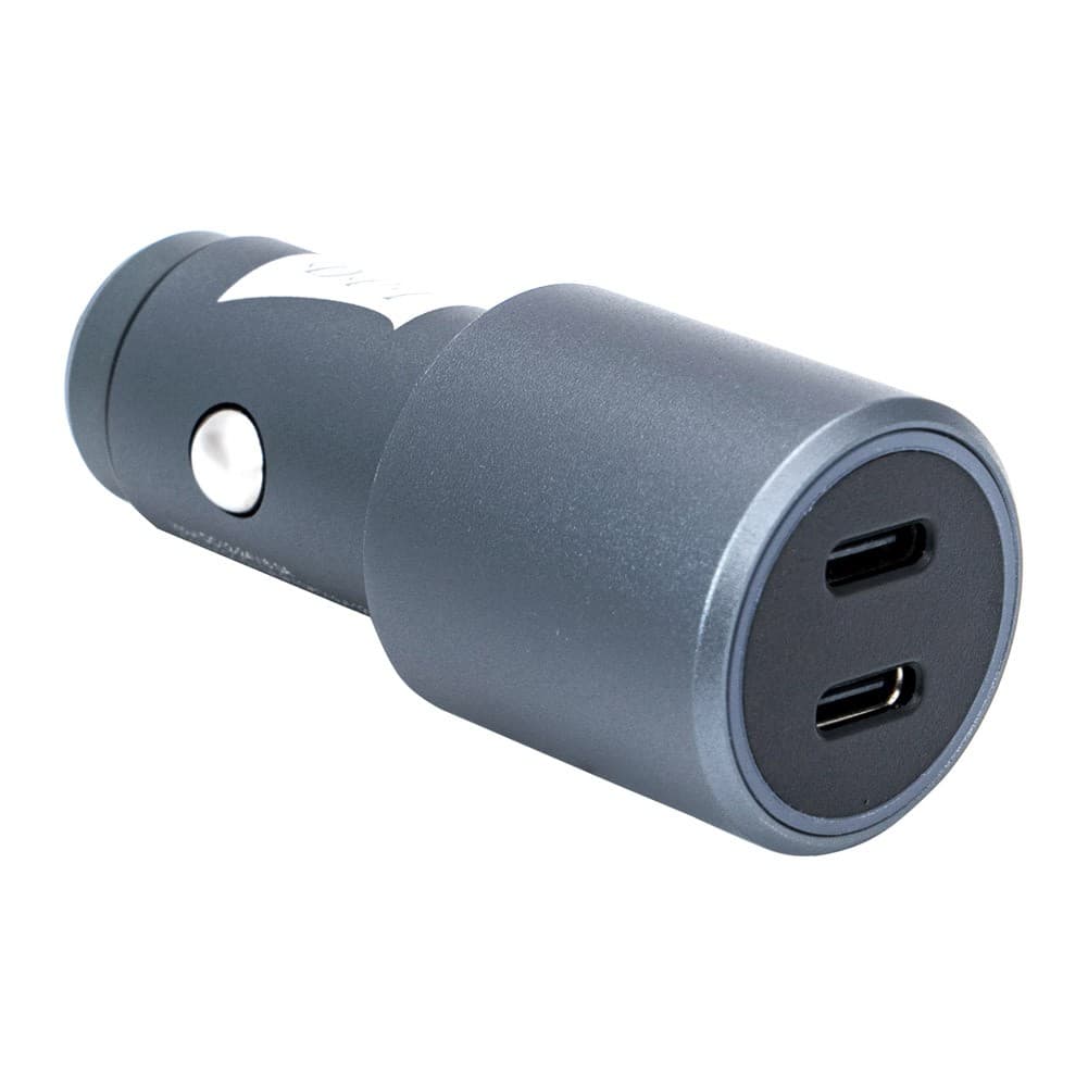 DPT, Car charger, Fast charger, Gray, capacity 40 Watt