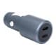 DPT, Car charger, Fast charger, Gray, capacity 40 Watt