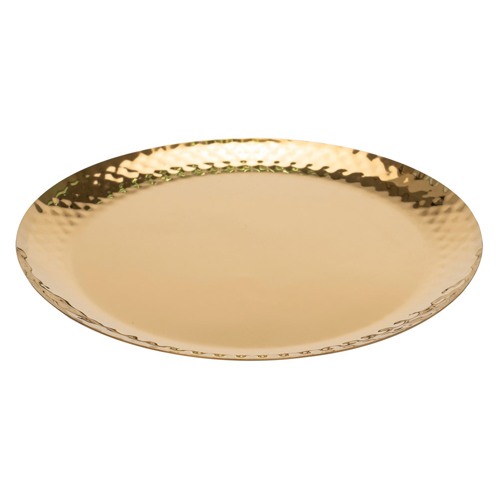ALSANIDI, Stainless Steel bowel, Gold, Size 26.7 Cm