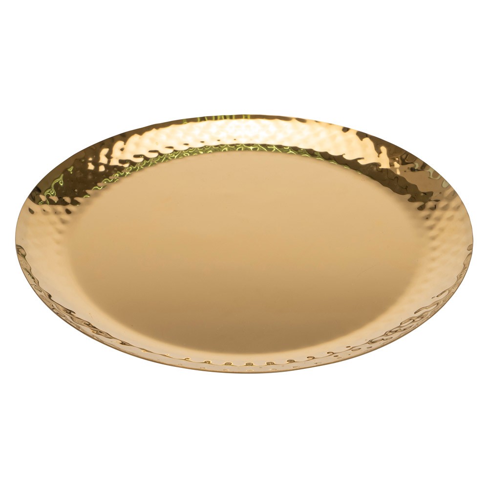 ALSANIDI, Stainless Steel bowel, Gold, Size 26.7 Cm