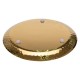 ALSANIDI, Stainless Steel bowel, Gold, Size 26.7 Cm
