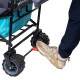 DPT, Garden Cart and Wheelbarrow, Foldable Utility Cart, Turquoise, Size 118*63*67 Cm