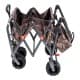DPT, Garden Cart and Wheelbarrow, Foldable Utility Cart, Olive, Size 118*63*67 Cm