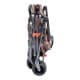 DPT, Garden Cart and Wheelbarrow, Foldable Utility Cart, Olive, Size 118*63*67 Cm