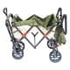 DPT, Garden Cart and Wheelbarrow, Foldable Utility Cart, Green, Size 123*54.5*99 Cm