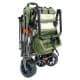 DPT, Garden Cart and Wheelbarrow, Foldable Utility Cart, Green, Size 123*54.5*99 Cm