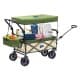 DPT, Garden Cart and Wheelbarrow, Foldable Utility Cart, Green, Size 123*54.5*99 Cm