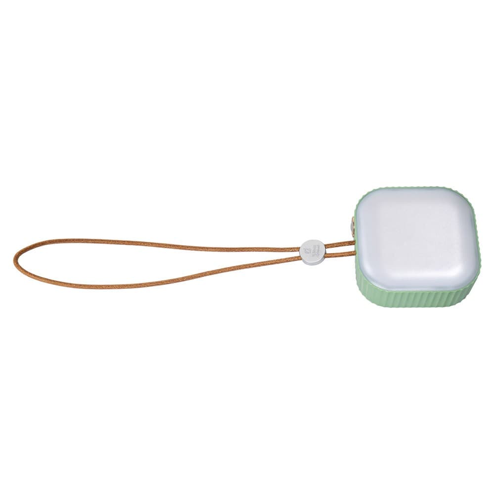 ALSANIDI, LED Camping light, Outdoor Seating Area Light, Green, Size7.3*7.3*2.2 Cm