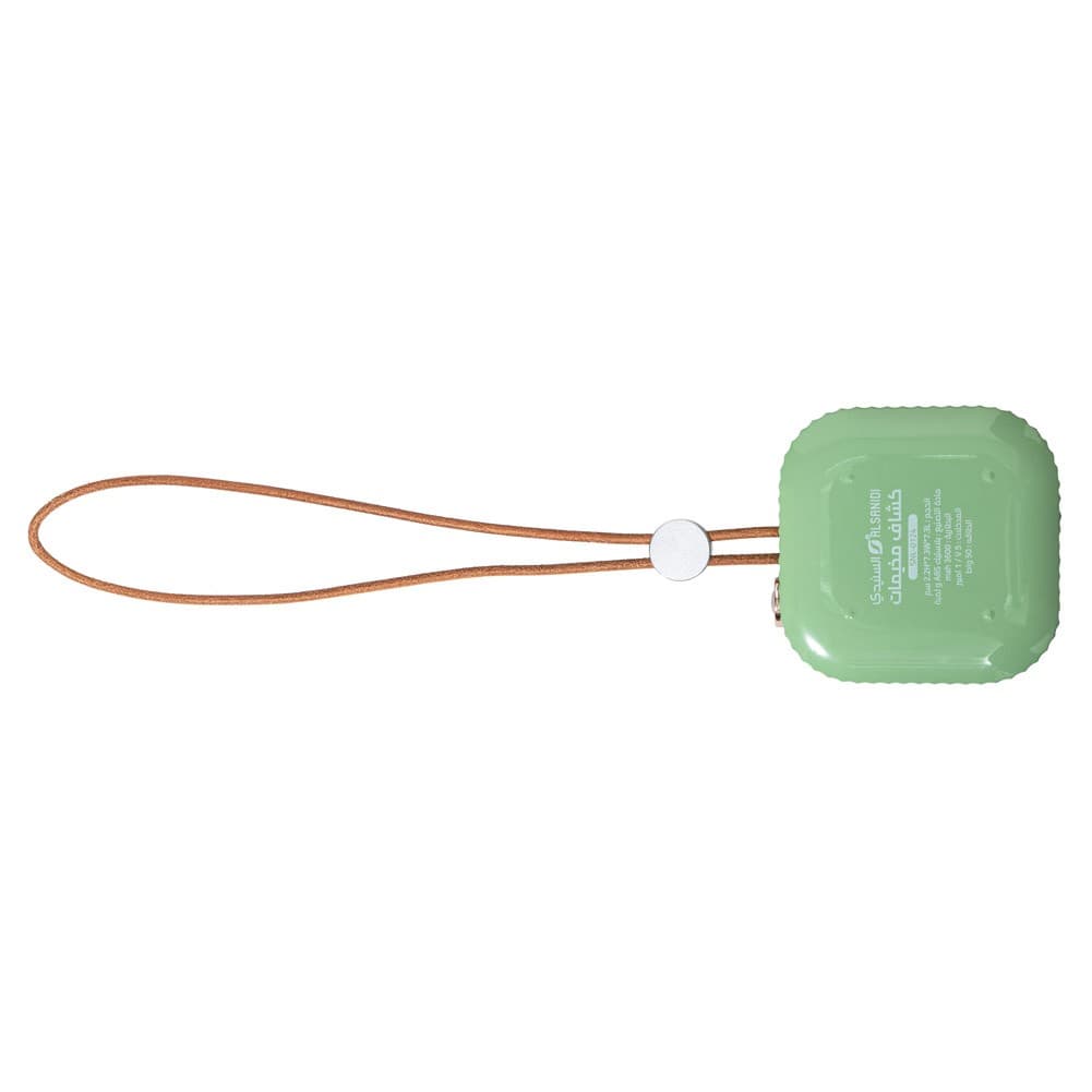 ALSANIDI, LED Camping light, Outdoor Seating Area Light, Green, Size7.3*7.3*2.2 Cm