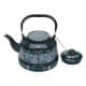 ALSANIDI, Traditional teapot, Teapot, Cadet Blue, capacity 1.7 L