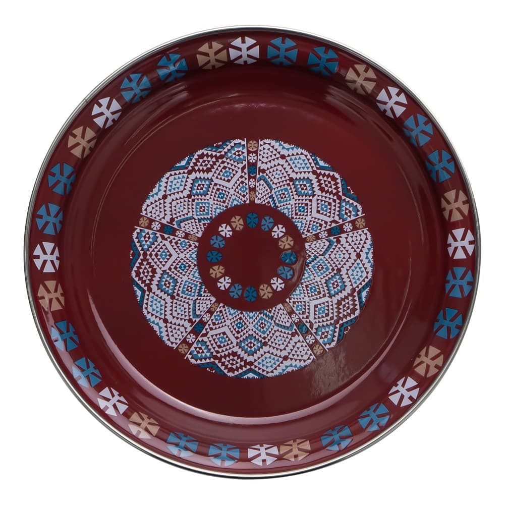 ALSANIDI, Traditional Engraved Dust Tray, Traditional Plate, Agate , Size 30 Cm