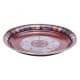 ALSANIDI, Traditional Engraved Dust Tray, Traditional Plate, Agate , Size 30 Cm