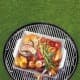 ALSANIDI, Non-stick grill basket, Grill grates, Silver, Size 21.5*21.5*6.5 Cm