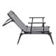 ALSANIDI, Foldable Camping Chair, Trips Chair, Gray, Size66*74*87Cm