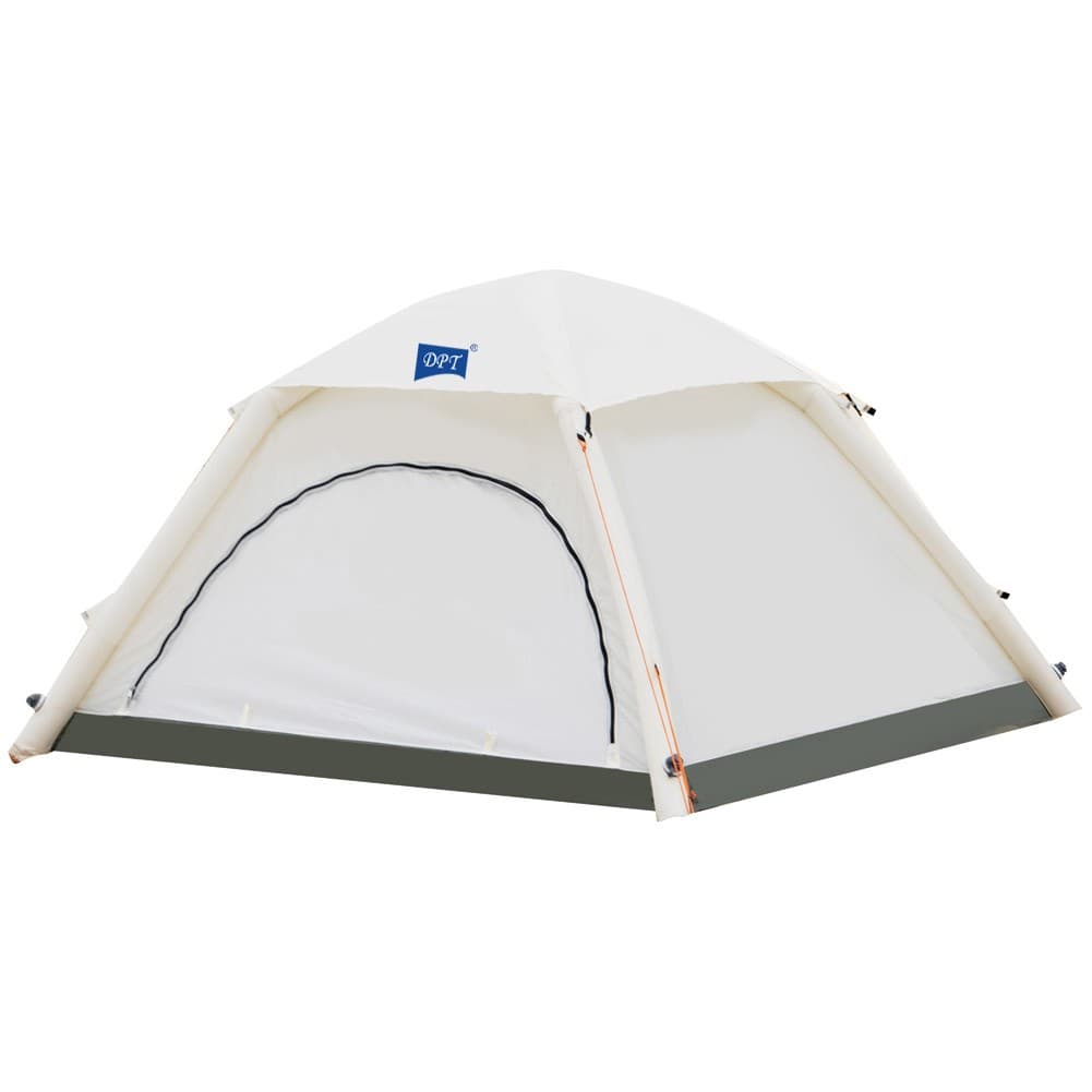DPT, Air Cotton Tent for Trips, Inflatable Tent, Beige, Size 210*210*136 Cm