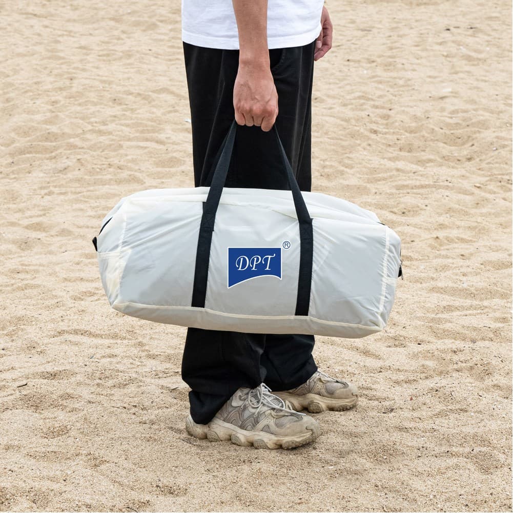 DPT, Air Cotton Tent for Trips, Inflatable Tent, Beige, Size 210*210*136 Cm