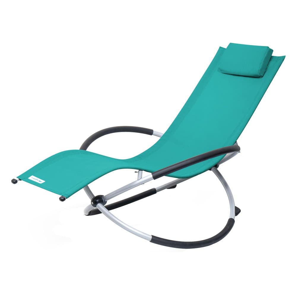 ALSANIDI, Rocking chair for travel and camping, Trips Chair, Blue,  Size156*76*83 Cm