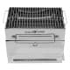 ALSANIDI, Charcoal stove, Charcoal burner, Silver, Size 35*25*27 Cm