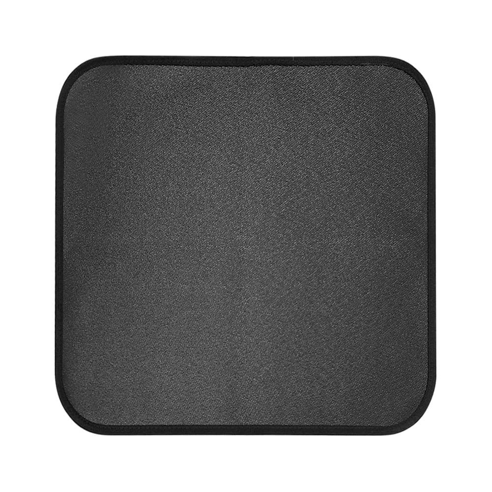 ALSANIDI, Fire-resistant silicone-coated protective mat, Black, Size 35*35*0.08 Cm