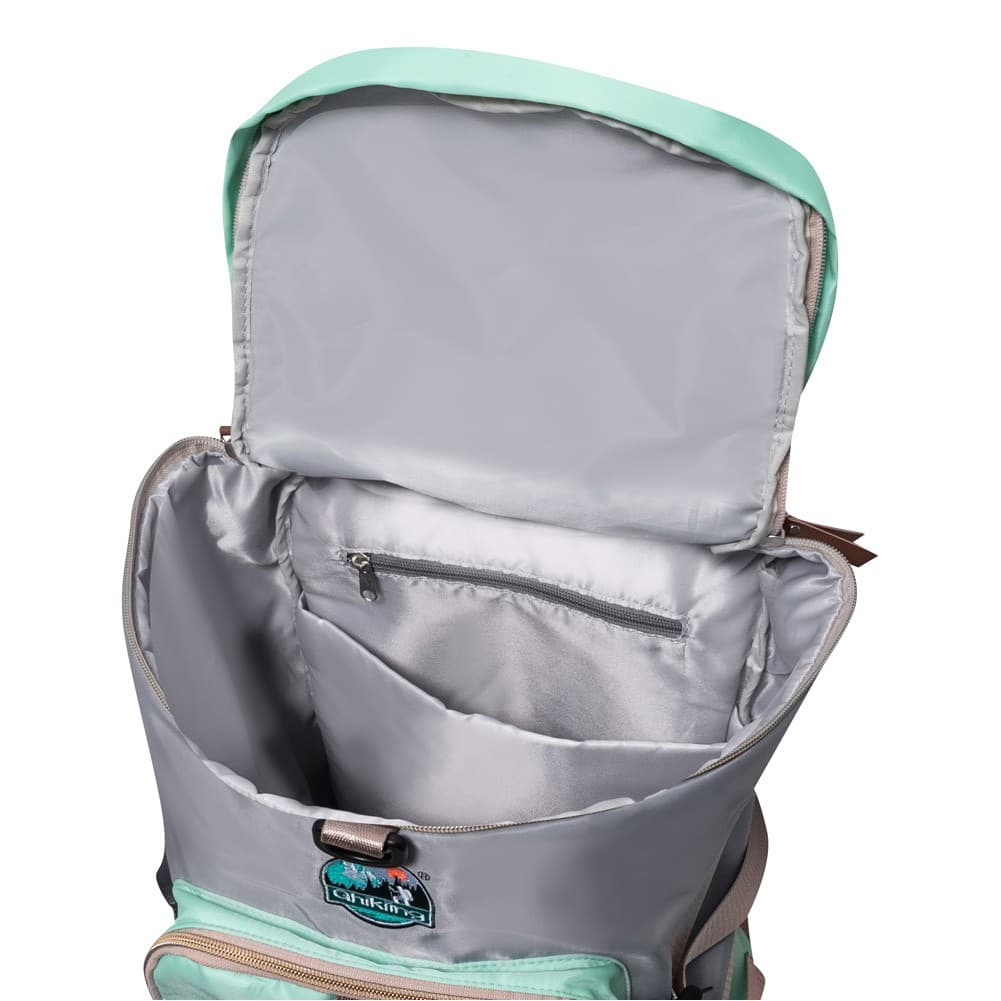 Ghiking, Hiking bag, back bag, Turquoise*Gray, Size46*25*26 Cm