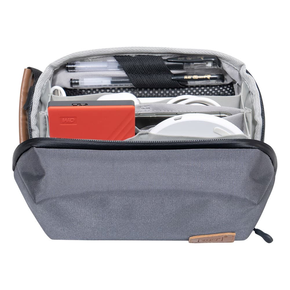DPT, Travel personal purposes bag, Water Waterproof Personal Travel Bag, Gray, Size26*11*15 Cm