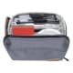 DPT, Travel personal purposes bag, Water Waterproof Personal Travel Bag, Gray, Size26*11*15 Cm