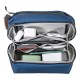 DPT, Travel personal purposes bag, Water Waterproof Personal Travel Bag, Blue, Size20.5*10*11 Cm