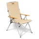 ALSANIDI, Foldable Camping Chair, Trips Chair, Kaki, Size67*59*96Cm