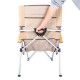 ALSANIDI, Foldable Camping Chair, Trips Chair, Kaki, Size67*59*96Cm