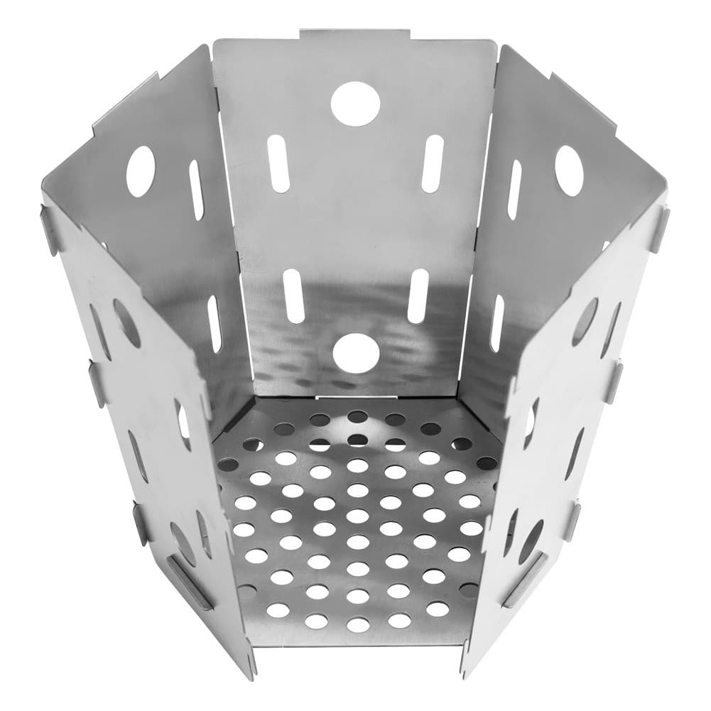 ALSANIDI, Charcoal stove, Charcoal burner, Silver, Size 12*19 Cm