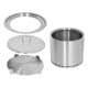 ALSANIDI, The amazing firewood ignition stove, Silver, Size 38*32.5 Cm