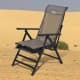 ALSANIDI, Fodable Trips Chair, Trips Chair, Gray, Size57*77*113Cm