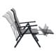 ALSANIDI, Fodable Trips Chair, Trips Chair, Gray, Size57*77*113Cm