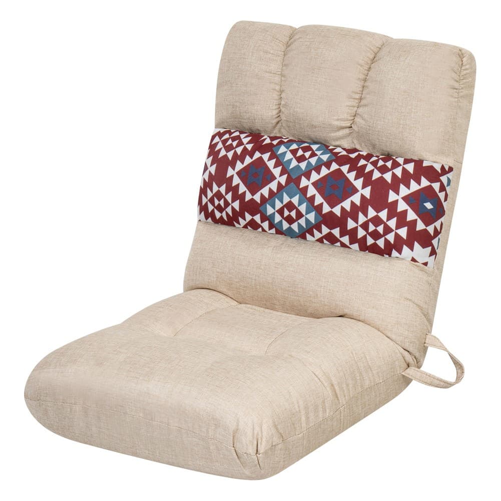 ALSANIDI, Ground Camping and Garden Chair, Trips Chair, Beige, Size 51*57*62 Cm