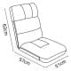 ALSANIDI, Ground Camping and Garden Chair, Trips Chair, Beige, Size 51*57*62 Cm