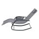 ALSANIDI, Leisure chair, Trips Chair, Gray, Size151*62*83 Cm