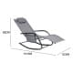 ALSANIDI, Leisure chair, Trips Chair, Gray, Size151*62*83 Cm
