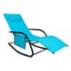 ALSANIDI, Leisure chair, Trips Chair, Blue, Size151*62*83 Cm