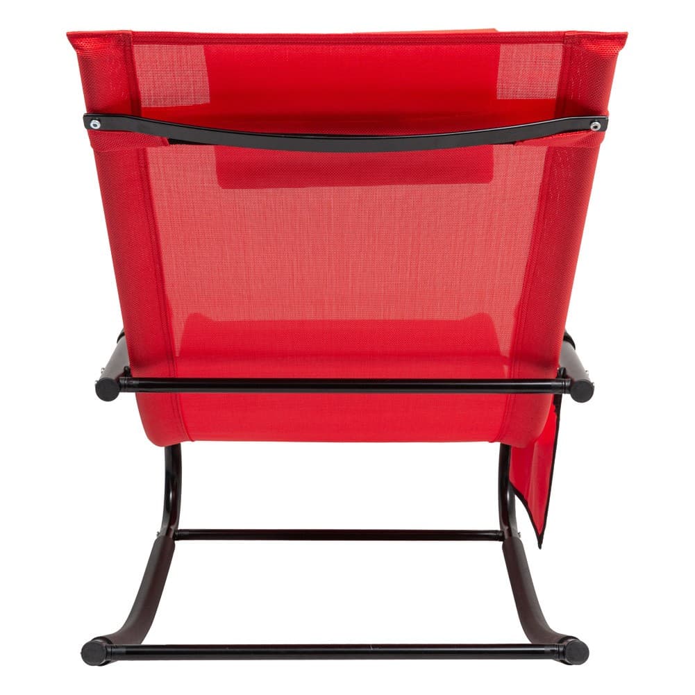 ALSANIDI, Leisure chair, Trips Chair, Red, Size151*62*83 Cm